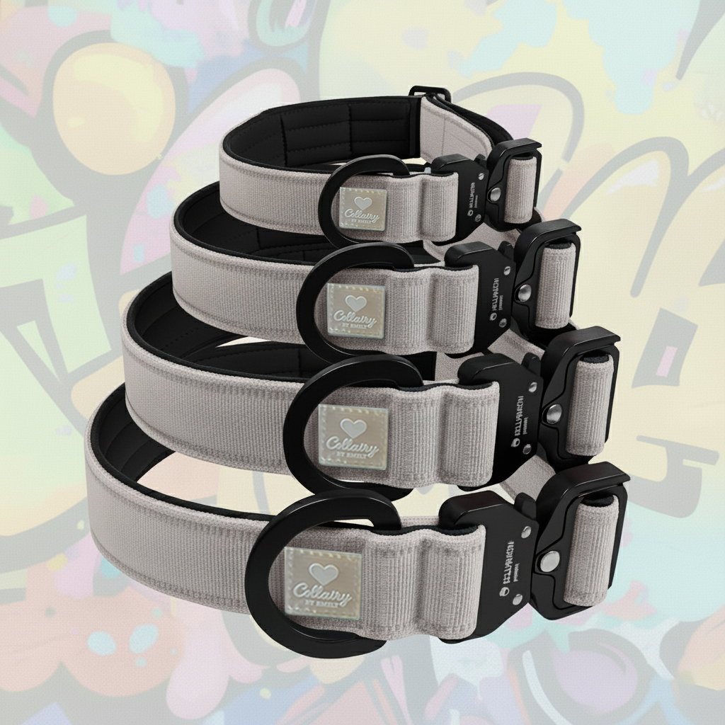 MagCollairy Halsband Hellgrau-Beige